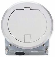 LEDmaxx 105628 1-voudig Vloerinbouw-contactdoos Aanraakbeveiliging IP20 Aluminium - thumbnail