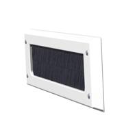 Door-Line brievenbus tochtplaat - 80 x 340 mm - wit - 52.00.000 - thumbnail