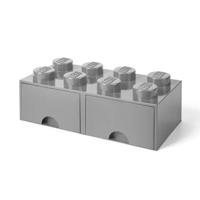 Room Copenhagen LEGO Brick Drawer 8 Grijs opbergdoos - thumbnail