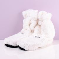 Hot Feet magnetron sloffen - Hoog/wit - thumbnail