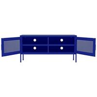 VidaXL Tv-meubel 105x35x50 cm staal marineblauw - thumbnail