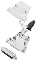 encitech DTSL25-SJSRG-T-DBS-K 6355-0086-13 D-sub female connectorset 180 ° Aantal polen: 25 Soldeerkelk 1 stuk(s) - thumbnail