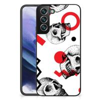 Telefoonhoesje Samsung Galaxy S22 Plus Skull Red - thumbnail