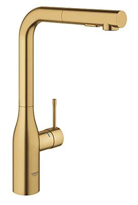 GROHE essence new Keukenkraan - hoog - draaibare/uittrekbare uitloop - cool sunrise geborsteld 30270gn0
