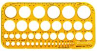 Aristo ar-5033 cirkelsjabloon 1-36 mm 45 cirkels - thumbnail