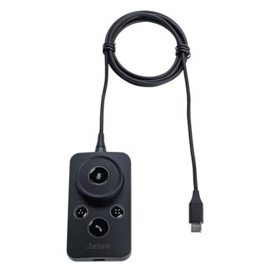 Jabra Engage Link Afstandsbediening met zwarte draad Druk op de knoppen - Afstandsbediening (akoestisch, Bedraad, Druk op de knoppen, zwart)
