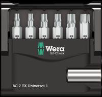 Wera Bit-Check 7 TX Universal 1, 7 -delig - 1 stuk(s) - 05056294001 - thumbnail