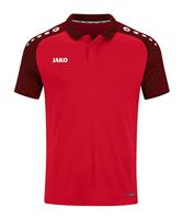 JAKO 6322 Polo Performance - Rood/Zwart - XXL - thumbnail