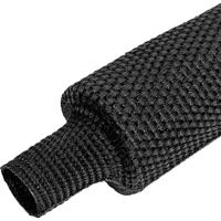 Quadrios 25CA542 Krimpkous van textiel Zwart 50 mm 25 mm Krimpverhouding:2:1 per meter - thumbnail