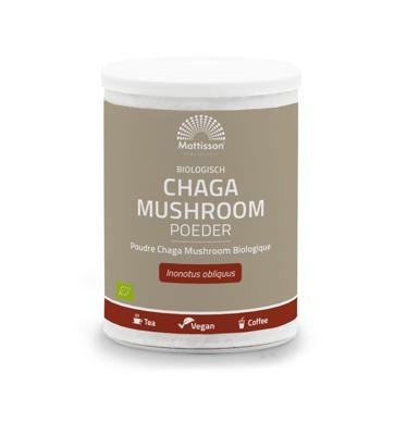 Mattisson Chaga mushroom poeder bio 100 Gram