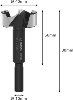 Bosch Accessories 2608901840 Forstnerboor 40 mm Gezamenlijke lengte 88 mm 1 stuk(s)