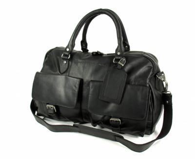 Chesterfield Leren Weekendtas Wesley Black Chesterfield Leren Weekendtas Wesley Black