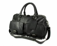Chesterfield Leren Weekendtas Wesley Black - thumbnail