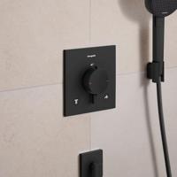 Hansgrohe Ecostat Comfort E - inbouwthermostaat - 2 functies - mat zwart 33711670 - thumbnail