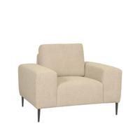 LABEL51 Fauteuil 'Ferraro' Bouclé, kleur Zand - thumbnail