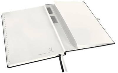 Leitz Notitieboek Style geruit A4 zwart