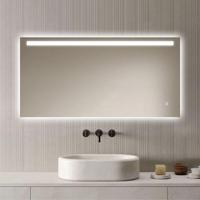 Loxa - Rechthoekige Badkamerspiegel Ambi Led 120x60cm - Dimbaar - 3 Led standen - Condensvrij vlak - Duurzame kwalieit - Eenvoudige installatie - thumbnail