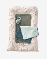 Verschoonmatras + 2 aanpasbare verschoonmatjes MINISAURUS meerkleurig - thumbnail