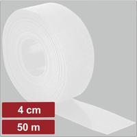 Electronic Garage EG25CA126 Klittenband Om te bundelen Haak- en lusdeel (l x b) 50 m x 4 cm Wit 50 m - thumbnail