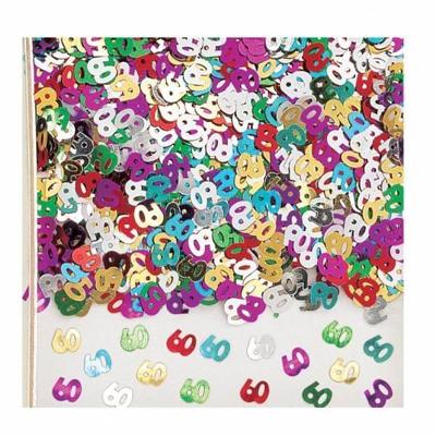 60 Jaar Tafeldecoratie / Sierconfetti