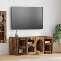 TV-kast Oudhout 100 x 35 x 40 cm Bewerkt hout - thumbnail