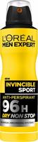 Loreal Men expert deodorant spray invincible sport (150 ml) - thumbnail