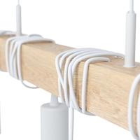 Eglo Houten hanglampTownshend 4-lichts hout met wit - 43704 - thumbnail