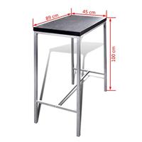 Ontbijttafelset op aanrechthoogte - thumbnail