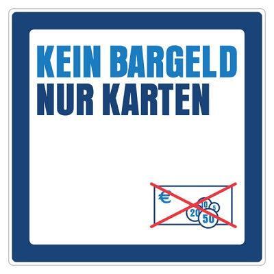 Pictogram Kein Bargeld - Nur Karten