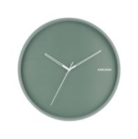 Karlsson wandklok Hue metaal (Kleur: groen) - thumbnail