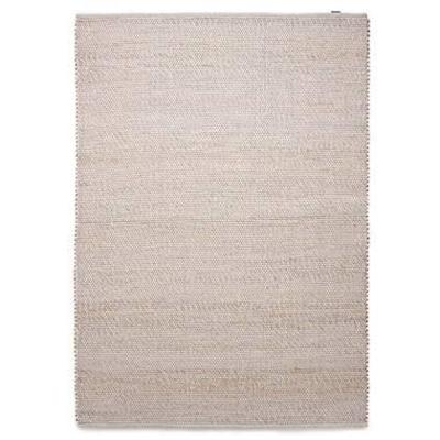Nordic Weavers Wollen vloerkleed Lett - wit|beige - 160x230 cm