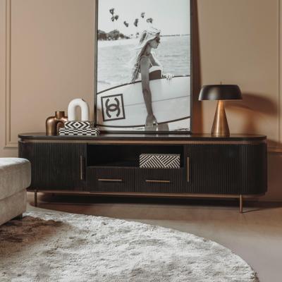 Tower Living TV-meubel 'Rivello' Mangohout, 200cm Tower Living TV-meubel 'Rivello' Mangohout, 200cm