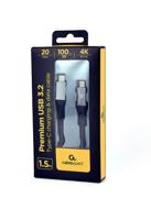 GEMBIRD USB-kabel CCBP-USB3-CMCM100-1,5 m, Zwart, 1,5 m - thumbnail