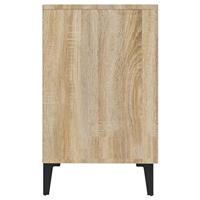 Dressoir 100x36x60 cm bewerkt hout sonoma eikenkleurig - thumbnail