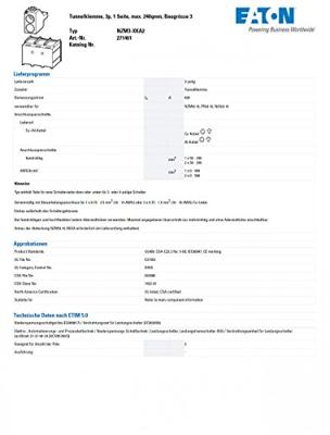 Eaton NZM3-XKA2 Klemblok 1 stuk(s)
