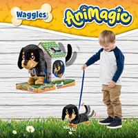 Goliath Games Animagic waggles hond interactieve knuffel - thumbnail