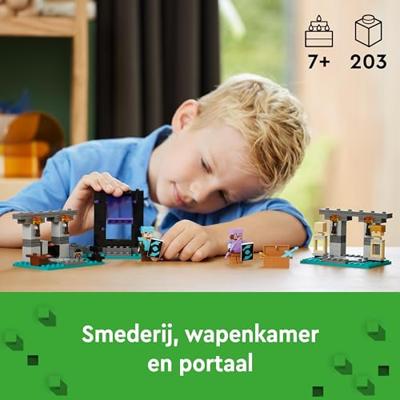 LEGO minecraft 21252 de wapensmederij - thumbnail