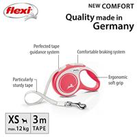 Hondenriem Flexi NEW COMFORT Rood XS - thumbnail