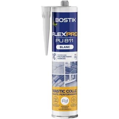 Kit/lijm - BOSTIK - Flexpro PU811 - Alle materialen - Binnen/buiten - Wit - 300 ml