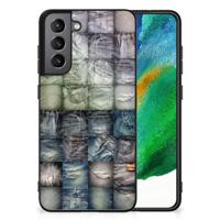 GSM Cover Samsung Galaxy S21FE Spijkerbroeken - thumbnail