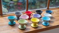Hario V60 dripper - porselein wit - maat 01 - thumbnail