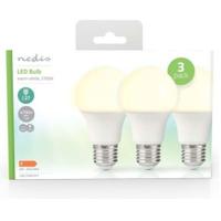 Nedis LBE27A601P3 Led-lamp E27 A60 4.9 W 470 Lm 2700 K Warm Wit 3 Stuks - thumbnail