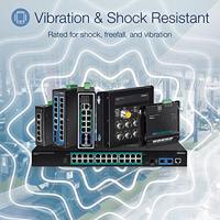 TRENDnet TI-PG80 8-poorts Geharde Industriële Gigabit PoE+ DIN-Rail Switch - thumbnail