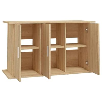 VidaXL Aquariumstandaard 101x41x58 cm bewerkt hout sonoma eikenkleurig - thumbnail
