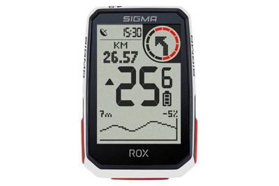 Sigma Rox 4.0 + Sensor Set Fietscomputer GPS - Wit