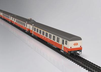 Märklin 42190 H0 4-delige set personenrijtuigen Swiss Express van de SBB