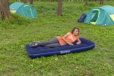 Bestway Junior Eenpersoonsmatras met Voetpomp 185x76x28 cm Luchtbed en Kamperen 67223 - thumbnail