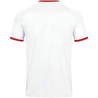 JAKO 4212 Shirt Primera Km - Wit/Sportrood - XL