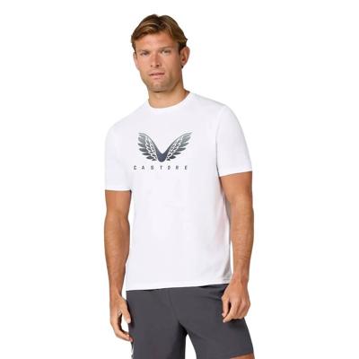 Castore Graphic T-Shirt Wit Donkergrijs Castore Graphic T-Shirt Wit Donkergrijs