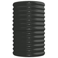 Plantenbak 224x40x68 cm gepoedercoat staal antracietkleurig - thumbnail